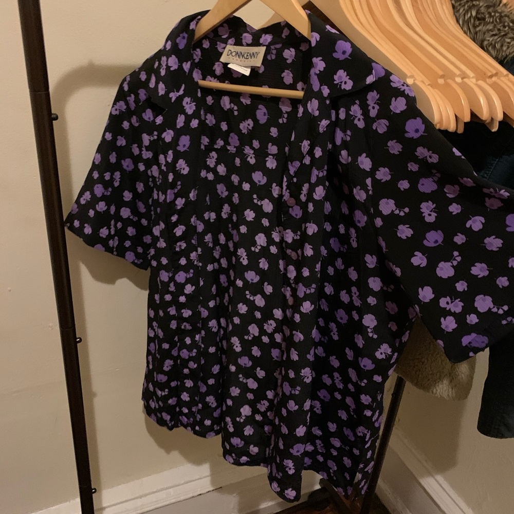 Vintage floral button down